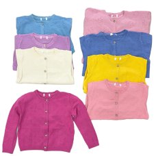 NTX014: Girls Knitted Bobble Cardigan (9 Months -9 Years)